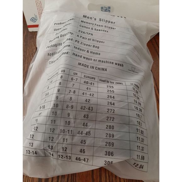 New Men's 11 Grey Homitem Moccasin Memory Foam Slippers House Shoes Indo… - Picture 10 of 12